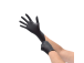 Kummikindad / nitriilkindad puudrita S must 100tk karbis Santex