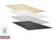 Lauaplaat SUN-FLEX elektrilisele lauaraamile 1400x800x18mm valge- Whitelaminate