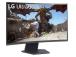 LCD Monitor LG 27GS60QC-B 27" Gaming/Curved Panel VA 2560x1440 16:9 180 Hz Matte 1 ms Tilt Colour...