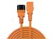 CABLE POWER IEC EXTENSION 2M/ORANGE 30475 LINDY