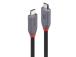 CABLE USB4 240W TYPE C 0.8M/40GBPS ANTHRA LINE 36956 LINDY