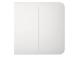 SMART SIDEBUTTON 2GANG/WHITE 45124 AJAX