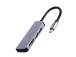 I/O HUB USB-C 3PORT+CR/UHB-CM-CRU3P1U2P2-01 GEMBIRD