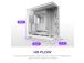 Case NZXT ATX/micro ATX/Mini-ITX/EATX White Midi Tower PC CM-H92FW-01