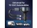 MOBILE CHARGER CAR USB/3P BLACK FFOB0 VENTION