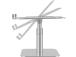 NB ACC DESK STAND/SILVER 100138880 FELLOWES
