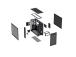 Case ASUS ATX/micro ATX/Mini-ITX Black/Transparent Midi Tower PC PRIME AP303 TG BLACK 90DC00V0…
