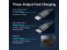 MOBILE CHARGER CAR USB/3P BLACK FFOB0 VENTION