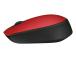 MOUSE USB OPTICAL WRL M171/RED 910-004641 LOGITECH