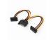 CABLE POWER SPLITTER SATA/0.15M CC-SATAM2F-02 GEMBIRD
