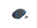 MOUSE USB OPTICAL WRL BLACK/BLUE MUSW-4B-03-B GEMBIRD