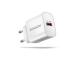 MOBILE CHARGER WALL USB 18W/1PORT WHITE ACU-QC18W AXAGON