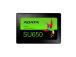 SSD ADATA SU650 512GB SATA 3.0 Write speed 450 MBytes/sec Read speed 520 MBytes/sec 2,5" TBW 140...