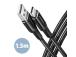 CABLE USB-C TO USB2.0 1.5M/BLACK BUCM-AM15AB AXAGON