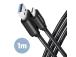 CABLE USB-C TO USB3.2 1M/BLACK BUCM3-AM10AB AXAGON