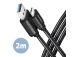 CABLE USB-C TO USB3.2 2M/BLACK BUCM3-AM20AB AXAGON