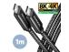 CABLE USB-C TO USB-C 1M 240W/8K BLACK BUCM4X-CM10AB AXAGON