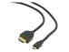 CABLE HDMI-MICRO HDMI 3M V.2.0/BLK CC-HDMID-10 GEMBIRD