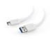CABLE USB-C TO USB3 0.5M WHITE/CCP-USB3-AMCM-W-0.5M GEMBIRD