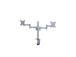 TV SET ACC DESK MOUNT 10-24"/FPMA-D1330DSILVER NEOMOUNTS