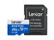 MEMORY MICRO SDXC 256GB UHS-I/W/A LMSBLPL256G-BNANG LEXAR
