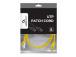 PATCH CABLE CAT6 UTP 0.5M/YELLOW PP6U-0.5M/Y GEMBIRD