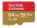 MEMORY MICRO SDXC 64GB UHS-I/W/A SDSQXAH-064G-GN6AA SANDISK