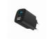 CHARGER USB 30W 2PORT/TA-UC-PDQC30LCD-BK-01 GEMBIRD