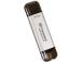 External SSD TRANSCEND ESD310 512GB USB-C USB 3D NAND Write speed 900 MBytes/sec Read speed 1050...