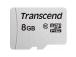 MEMORY MICRO SDHC 8GB/CLASS10 TS8GUSD300S TRANSCEND