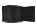 LANBERG Wall mount 19i 12U 600x600 black