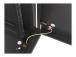 LANBERG Wall mount 19i 12U 600x600 black