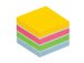 Märkmekuup 51x51mm POST-IT Ultra Colours 400 lehte