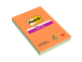 Märkmepaber 102x152mm POST-IT Super Sticky jooneline 3x45 lehte
