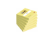 Märkmepaber 76x76mm POST-IT kanaari kollane 12x100 lehte