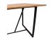 Söögilaud AMSTERDAM 160x90xH75cm, tamm/must