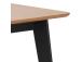 Söögilaud ROXBY 120x80xH76cm, tamm/must