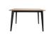 Söögilaud ROXBY 120x80xH76cm, tamm/must