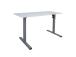 Töölaud ERGO OPTIMAL 1-mootoriga 120x60cm, valge