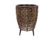 Lillepott WICKER 38x38xH54cm, pruun