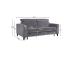 Diivanvoodi FRODE vedrumadratsiga 204x100xH90/108cm, hall