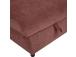 Nurgadiivanvoodi SCALA 244x155/88xH102cm, tumeroosa