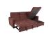 Nurgadiivanvoodi SCALA 244x155/88xH102cm, tumeroosa