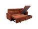 Nurgadiivanvoodi SCALA 244x155/88xH102cm, roostepruun