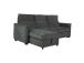 Nurgadiivanvoodi SCALA 244x155/88xH102cm, oliiviroheline