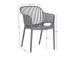 Tool POPPY 55x60xH80cm, hall plastik