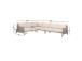 Nurgadiivan DIANA 286x218xH70/78cm, beige