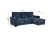 Nurgadiivanvoodi SCALA 244x155/88xH102cm, sinine