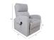 Tugitool BARNY elektriline lift recliner 72x93xH104cm, helehall