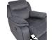 Tugitool GENTRY kiikuv ja pöörlev manuaalne recliner, hall
